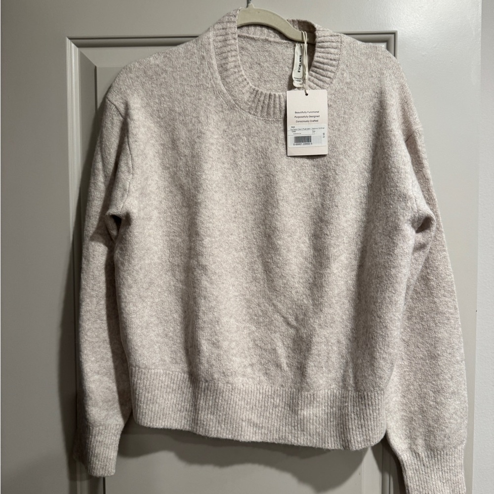 Everlane Soft Cream Crew Neck Sweater